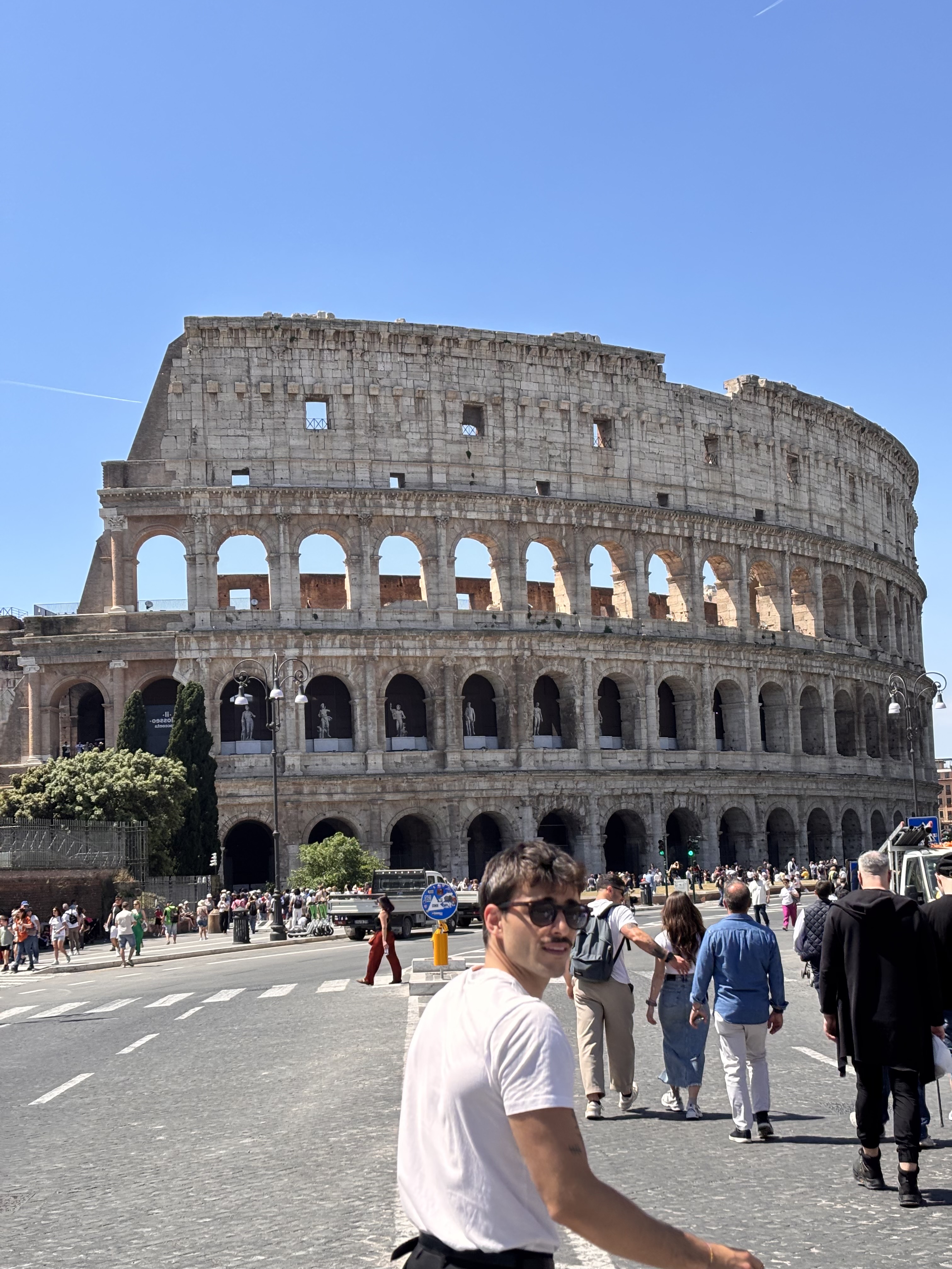 Morgan at the Colosseum, Rome